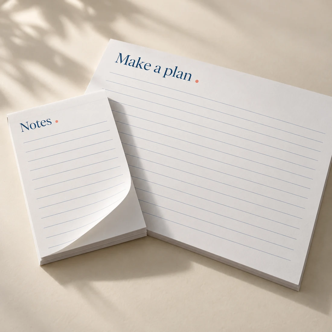 Illustrative notepads & deskpads